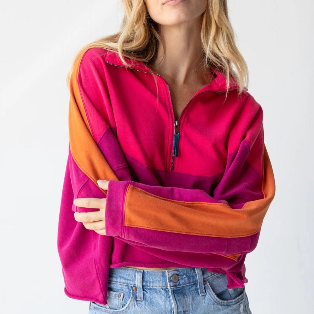 Natural Life Jess Colorblock Pullover